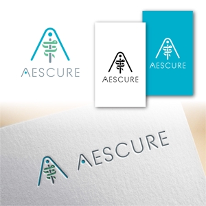 Hi-Design (hirokips)さんの医療機器開発プロジェクト：「AESCURE」（アエスキュア）のロゴへの提案