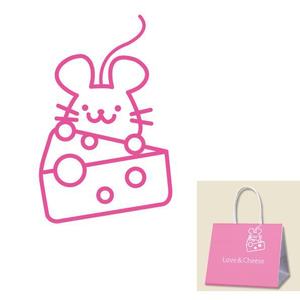 marukei (marukei)さんのチーズケーキ屋のキャラクターネズミへの提案