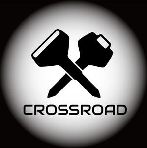 ゆゆぱんち【漫画・イラスト・似顔絵】 (yuyupanchi_001)さんの中古車販売店　株式会社CROSSROADのロゴへの提案