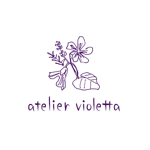 釜利屋 (pokeko724)さんの花雑貨販売　「atelier violetta 」 ロゴ製作への提案
