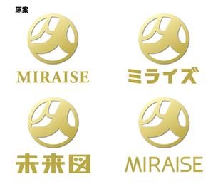 galantさんの「MIRAISE」のロゴ作成への提案