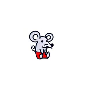 Pithecus (Pithecus)さんのチーズケーキ屋のキャラクターネズミへの提案