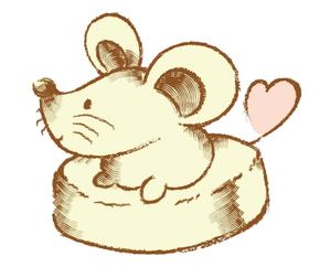 末広　渡 (shou-03)さんのチーズケーキ屋のキャラクターネズミへの提案