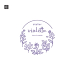 ol_z (ol_z)さんの花雑貨販売　「atelier violetta 」 ロゴ製作への提案