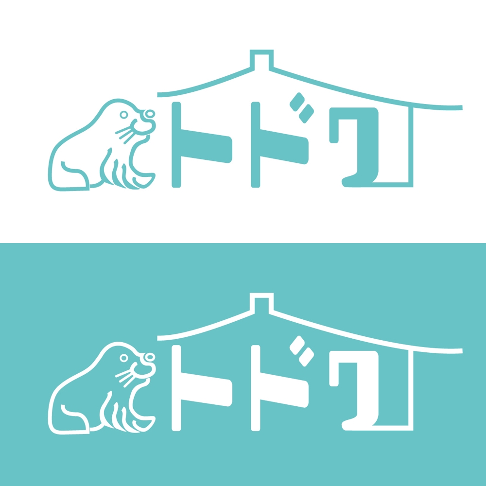 建売住宅【トドク（TODOQ）】のロゴ作成