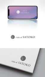 Morinohito (Morinohito)さんのリラクゼーションサロン「Salon de SATOKO」のロゴへの提案