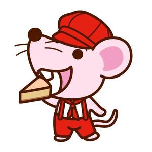 ISSOKU (kazunori131)さんのチーズケーキ屋のキャラクターネズミへの提案