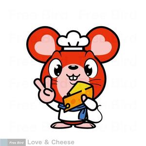 free bird (free-bird)さんのチーズケーキ屋のキャラクターネズミへの提案