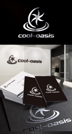 Cobalt Blue (Cobalt_B1ue)さんの工場用冷風機「cool-oasis」のロゴ製作への提案