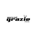 Cheshirecatさんの「理容　grazie」のロゴ作成への提案