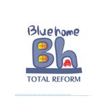 BLUE BARRACUDA (Izkondo)さんの建築リフォーム業「Blue home」のロゴ制作（原案あり）への提案
