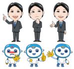YATO (m-yato)さんの税理士事務所のHPに掲載する「ロボット・人物」のキャラクターデザインへの提案
