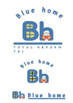 Mari (Marisan)さんの建築リフォーム業「Blue home」のロゴ制作（原案あり）への提案