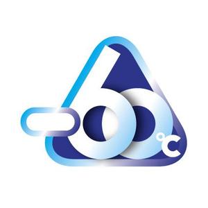 em_workさんの-60℃まで冷えるプロ向け超低温冷凍庫の温度ロゴの作成をお願い致します。への提案