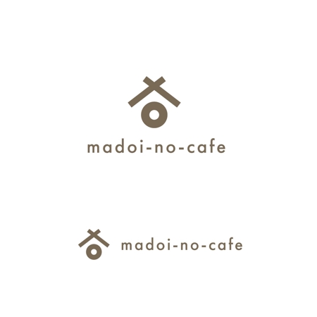スタジオきなこ (kinaco_yama)さんのｍａｄｏｉ-ｎｏ-ｃａｆｅ（まどいのカフェ）ロゴへの提案