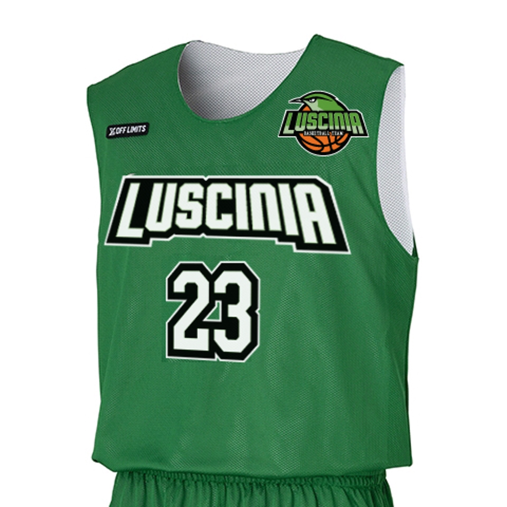 キッズバスケットチーム『LUSCINIA』のロゴ作成