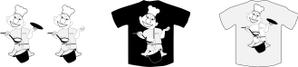 さんの給食センターのTシャツデザインへの提案