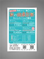 小島教和 (1900nori)さんの動物病院のダイレクトメール　秋の健康診断への提案