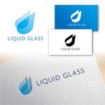 Hi-Design (hirokips)さんの液体ガラス製品をイメージさせるロゴへの提案