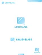 queuecat (queuecat)さんの液体ガラス製品をイメージさせるロゴへの提案