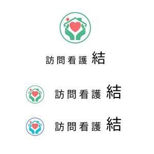 熊谷安一 (kuma758)さんの株式会社　結　訪問看護のロゴへの提案