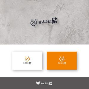 SSH Design (s-s-h)さんの株式会社　結　訪問看護のロゴへの提案