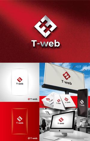 k_31 (katsu31)さんのアーリーステージ企業向けクラウドサービスの商品ロゴ（アイコン+文字）『T-web』への提案