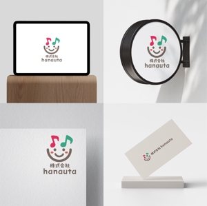 toone design (to_design)さんの障害福祉事業　hanauta　のロゴへの提案