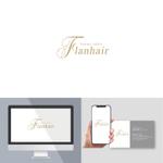 angie design (angie)さんの美容室「Flanhair」のロゴへの提案