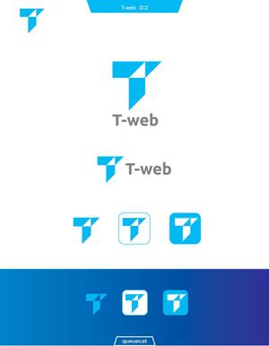 queuecat (queuecat)さんのアーリーステージ企業向けクラウドサービスの商品ロゴ（アイコン+文字）『T-web』への提案