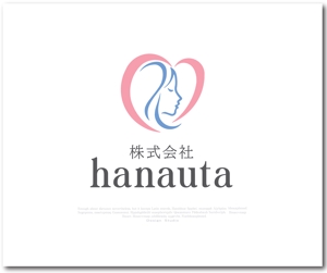 Q-Design (cats-eye)さんの障害福祉事業　hanauta　のロゴへの提案