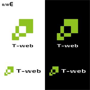 Hi-Design (hirokips)さんのアーリーステージ企業向けクラウドサービスの商品ロゴ（アイコン+文字）『T-web』への提案