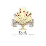 hiroki9117 (oroz9117)さんのポーカー＆シーシャBar　Donkのロゴマークへの提案
