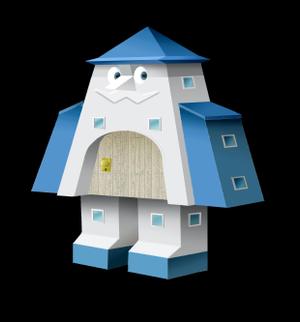 bonyamaneさんの不動産会社のシンプルな謎のキャラクター制作への提案