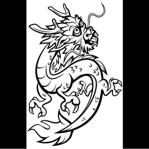 Asaminet (asaminet)さんの辰年アイテムデザイン　箔押し用単色データイラスト竜への提案