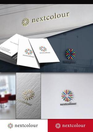VNFdesign (late_design)さんのネクストカラー合同会社のロゴマーク作成依頼への提案