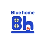 有限会社フィックス (phicsdesign)さんの建築リフォーム業「Blue home」のロゴ制作（原案あり）への提案