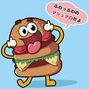 株式会社イーネットビズ (e-nets)さんのハンバーガー型マシュマロのPOPに使用するイラストへの提案
