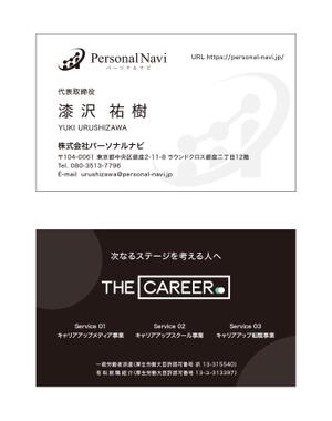 masunaga_net (masunaga_net)さんの自社オウンドメディアをイメージした会社の新しい名刺デザイン依頼への提案