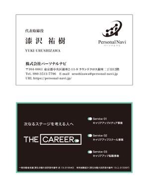 masunaga_net (masunaga_net)さんの自社オウンドメディアをイメージした会社の新しい名刺デザイン依頼への提案