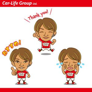 CypherNotes合同会社 (cyphernotes)さんの中古車販売店スタッフのキャラクターデザイン化への提案