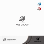 トンカチデザイン (chiho)さんの飲食店経営　「株式会社エージグループ」「age group co.ltd.」企業ロゴへの提案