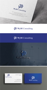 happiness_design (happiness_design)さんの経営コンサルティング企業「WyM Consulting（ウィム コンサルティング）」のロゴへの提案