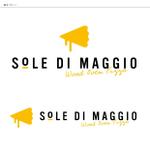 株式会社note (note_inc)さんの店名　sole di maggio  ピザ屋　看板やテイクアウトの箱に使えるロゴへの提案