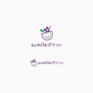 koromiru (koromiru)さんの訪問介護美容『sumile のポケット』のロゴへの提案