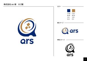 佐野可那子 (sakanadesign)さんの軽貨物運送業「株式会社ars」の会社ロゴ への提案