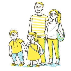 小泉マリコ (m-koiz)さんの女性向け挿絵の依頼。住宅や家族がコンセプト。パンフレット用。(30点の依頼です）への提案