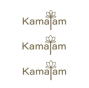 tsuki　design (Loup)さんの輸入雑貨ブランド「Kamalam（カマラ）」のロゴへの提案