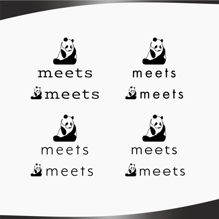 D.R DESIGN (Nakamura__)さんのベビーグッズブランド「meets」のロゴへの提案