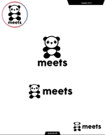 queuecat (queuecat)さんのベビーグッズブランド「meets」のロゴへの提案